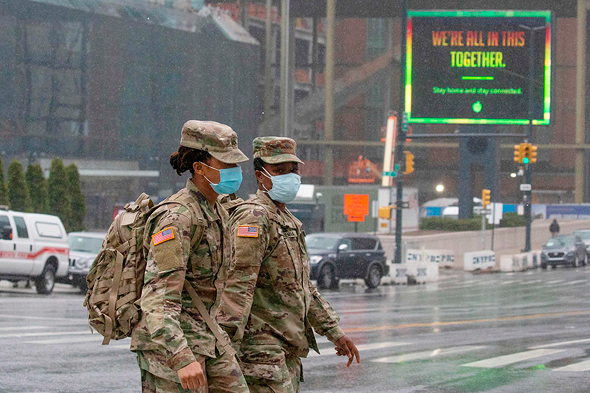 חיילים בניו יורק, צילום: איי אף פי