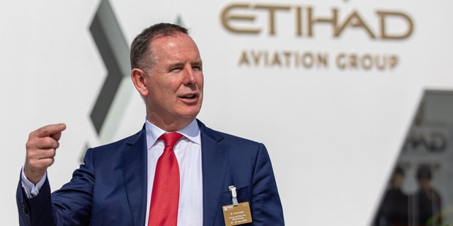 טוני דאגלס, מנכ"ל חברת התעופה איתיחאד, צילום: בלומברג