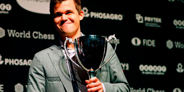 עוד תואר לאוסף: קרלסן זכה בטורניר השח אונליין החדש, הנוצץ והעשיר מכולם 
