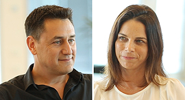 Google's Anat Horvitz and Oren Hefetz. Photo: PR
