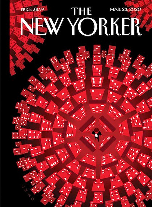 איור של כריסטוף נימן על שער ה"ניו יורקר"
