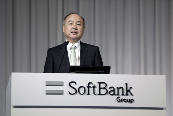 Softbank CEO Masayoshi Son. Photo: Bloomberg