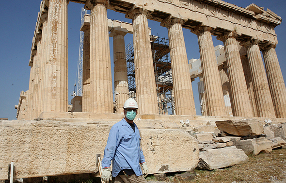האקרופוליס באתונה בקורונה