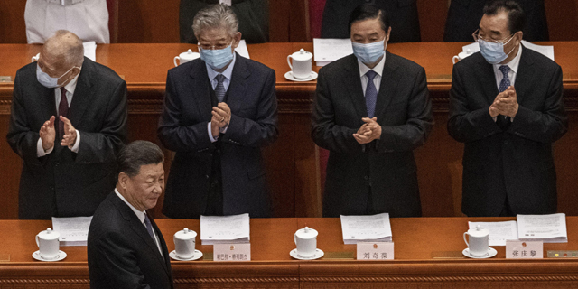 נשיא שי ג'ינפינג בפרלמנט הסיני 