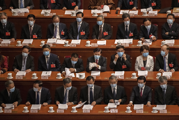 חברי פרלמנט בסין, צילום: גטי