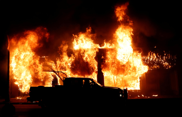 מהומות במיניאפוליס, צילום: רויטרס