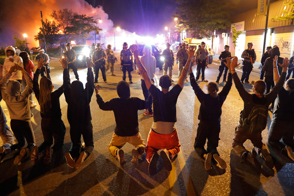 מהומות במיניאפוליס, צילום: איי פי