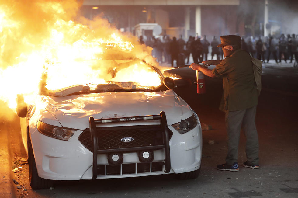 המהומות בארה"ב, צילום: AP