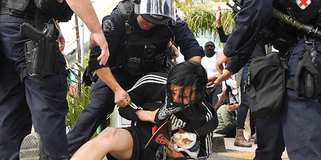 בעקבות ההפגנות והמהומות: לוס אנג&#39;לס מקפיאה את בדיקות הקורונה