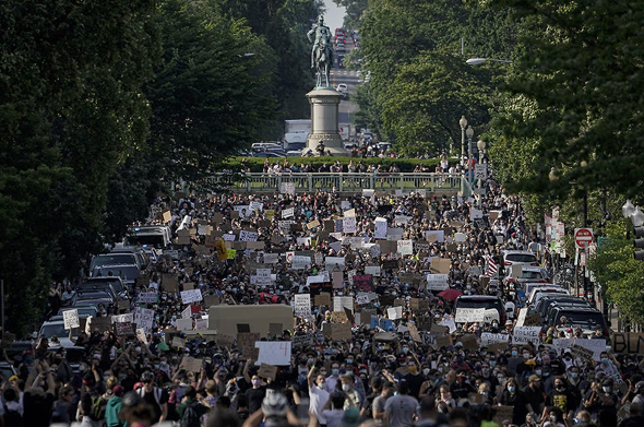 הפגנת הענק בארה"ב, צילום: גטי אימג