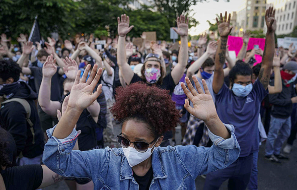 הפגנות בארה"ב, צילום: איי אף פי