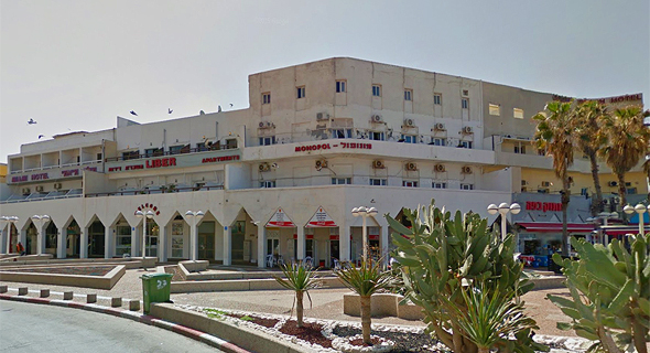 מלון מונופול בטיילת תל אביב, צילום: Google Maps