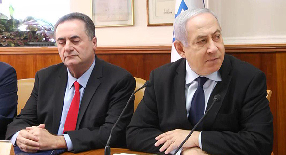 מימין: ראש הממשלה בנימין נתניהו ושר האוצר ישראל כץ, צילום: אבי כהן