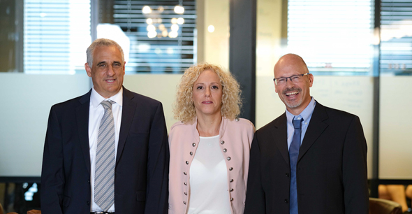 InnoCan co-founders Yoram Drucker, Iris Bincovich and Ron Mayron. Photo: Rotem Lahav