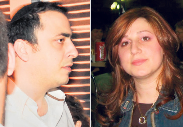 Orly Leviev (right) and her ex-husband Shalom Leviev. Photo: Courtesy