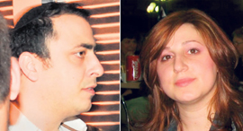 Orly Leviev (right) and her ex-husband Shalom Leviev. Photo: Courtesy