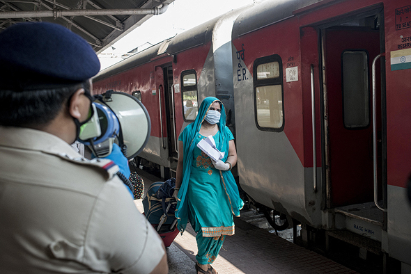 רכבת בהודו, צילום: אם סי טי