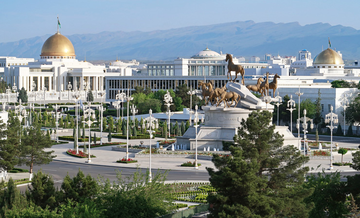 אשגבאט בירת טורקמניסטן, צילום: Flickr/John Pavelka