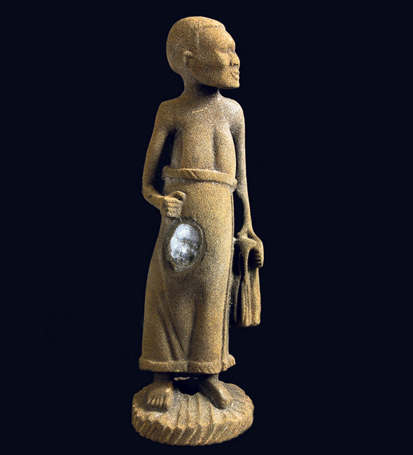 פסל חול בהדפסת תלת מימד של ערן לדרמן, צילום: הדר סייפן