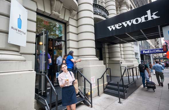 WeWork  ב ניו יורק וויוורק , צילום: שאטרסטוק