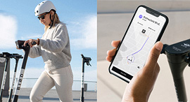 Bird scooters to soon come with navigation app. Photo: Bird