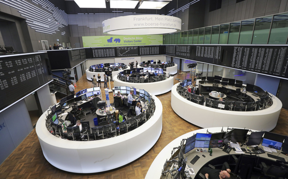 The Frankfurt Exchange. Photo: Bloomberg