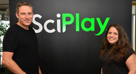 SciPlay's Noga Halperin and Alon Barzilai. Photo: Tamar Murphey