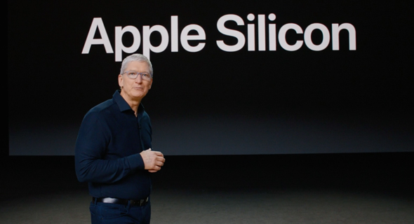 המעבד החדש של אפל Apple Silicon, צילום מסך: מתוך WWDC 2020 
