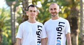 Lightrun founders Ilan Peleg and Leonid Blouvshein. Photo: Tomer Rotenberg