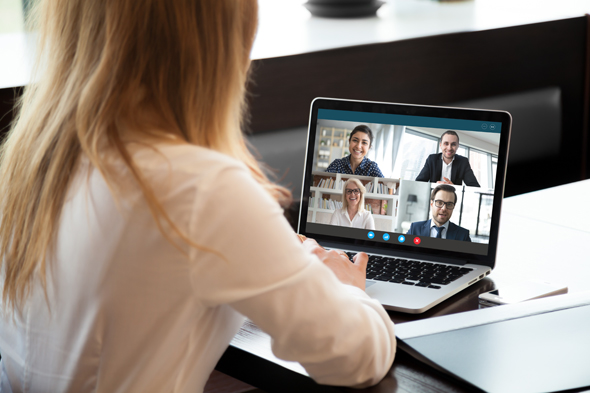 A remote job interview. Photo: Shutterstock