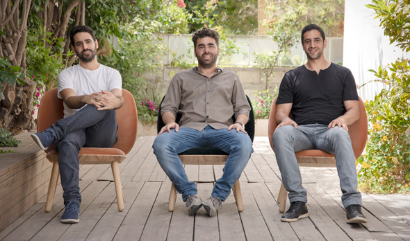 Artlist co-founders Ira Belsky (left) Itzik Elbaz, and Eyal Raz. Photo: Artlist