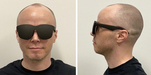 משקפי ה-VR החדשים שפייסבוק מפתחת נראים כמו זוג משקפי שמש