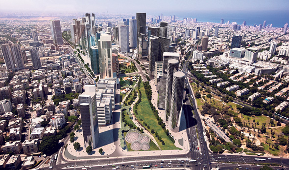 הדמיית קירוי איילון בתל אביב. עלות הפרויקט מוערכת ב־2 מיליארד שקל