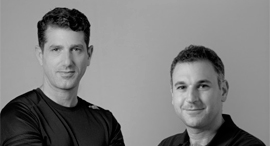 REE Automotive founders Daniel Barel (left) and Ahishay Sardes. Photo: Yuval Chen