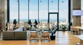 WeWorks shared office space in Tel Aviv. Photo: Idan Eden