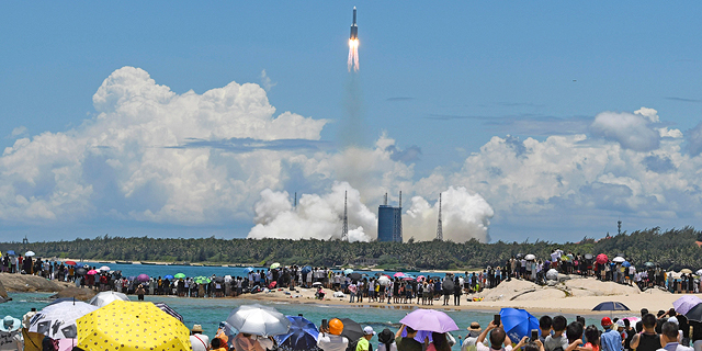 השיגור בסין, צילום: איי פי