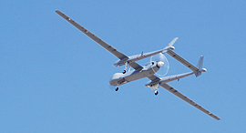 AIA and Airbus's Heron TP UAV. Photo: Ministry of Defense
