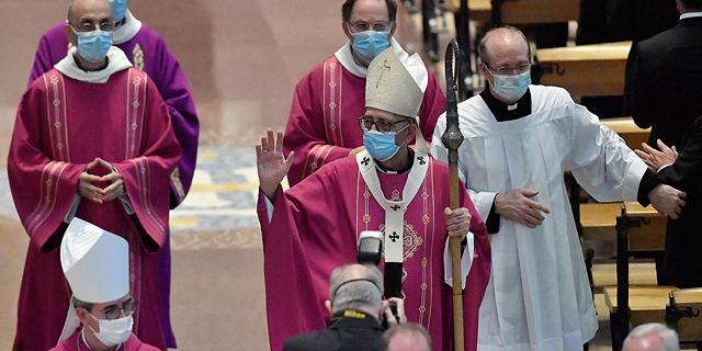 הארכיבישוף של של ברצלונה אתמול, צילום: איי אף פי