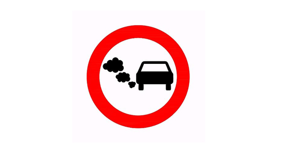 תמרור חדש - איסור כניסת רכב מזהם לאיזור אוויר נקי