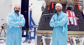 A rocket equipped with SpacePharma's devices. Photo: Arianespace