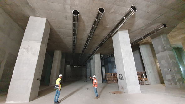 The underground server farm in Jerusalem. Photo: Ynet