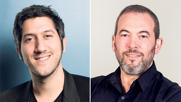 Taboola founder and CEO Adam Singolda (left) and Outbrain founder Yaron Galai. Photo: Courtesy