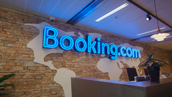 Booking.com offices. Photo: AFP