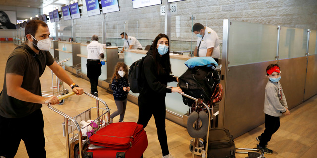737 מאומתים נכנסו לישראל בחודש האחרון - 5% מכלל חולי הקורונה