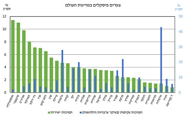 הגרף השנוי במחלוקת מתוך דו"ח בנק ישראל