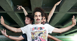Yotam Frid (left) Itamar Ernst and Mati Ernst. Photo: Amit Shaal