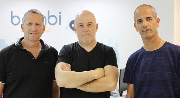 Li-On Raviv – CTO, Moshe Pinto – Founder and CEO, Zion Madmon – Chairman and Founder. Photo: Bambi Dynamic