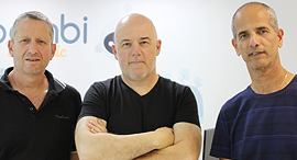 Li-On Raviv – CTO, Moshe Pinto – Founder and CEO, Zion Madmon – Chairman and Founder. Photo: Bambi D