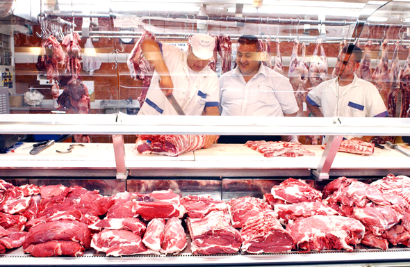 חנות בשר של דבאח, צילום: אלעד גרשגורן