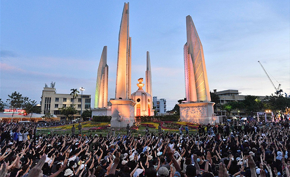 ההפגנה הגדולה בתאילנד מאז ההפיכה הצבאית ב-2014, צילום: איי אף פי